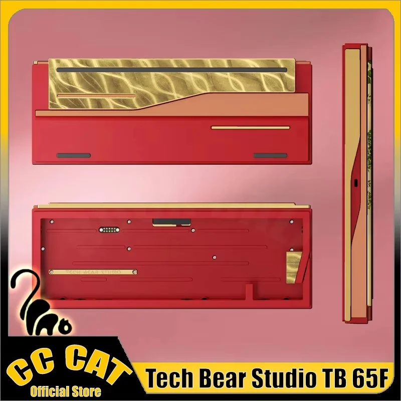 

Tech Bear Studio TBC TB 65F Mechanical Keyboard Kit Single Mode Keyboard Kit Keyboard Aluminium Alloy PC Accessories Customized