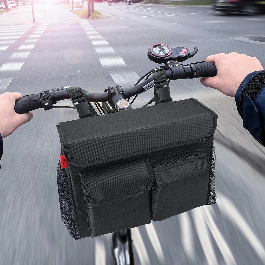 

New Waterproof Electric Scooter Bag Large Capacity Handlebar Electric Scooter Bag Multi-Pocket E-Scooter Bag For Cycling