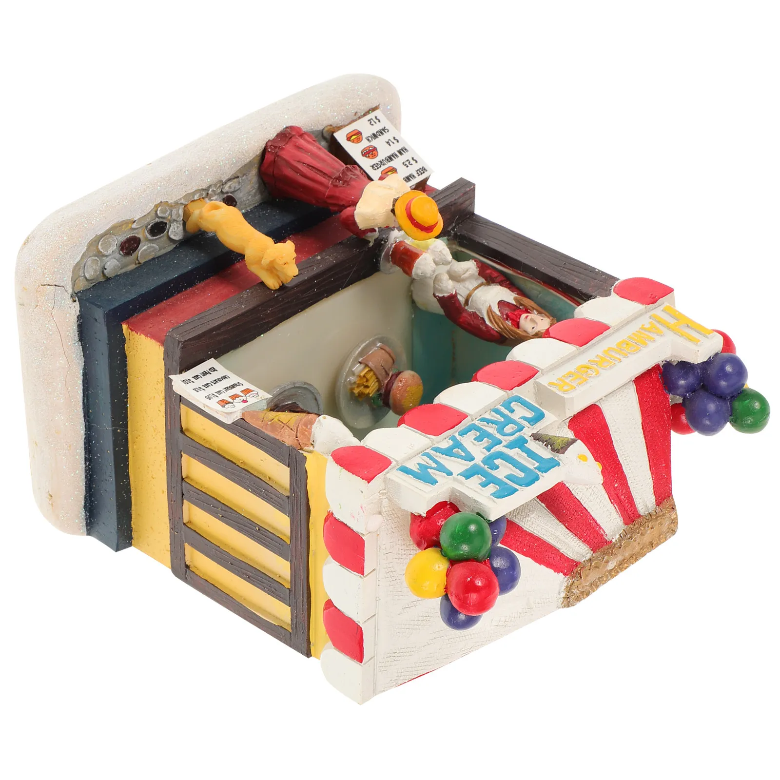 

Светящийся рождественский домик-вилла из смолы, настольное украшение с LED-подсветкой для праздничного декора дома и вечеринок