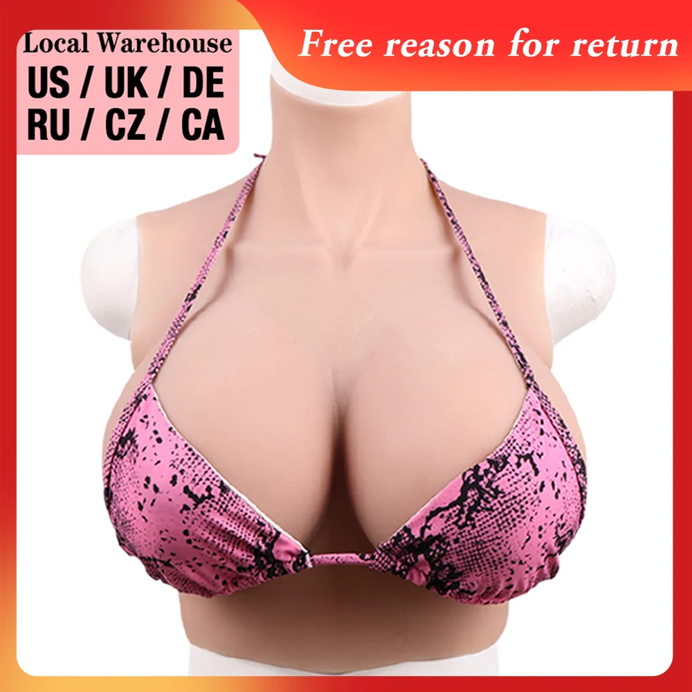 

U-Charmmore A-H Cups Realistic Crossdressing Silicone Breast Forms Huge Boobs For Drag Queen Shemale Transgender Shemale Cosplay