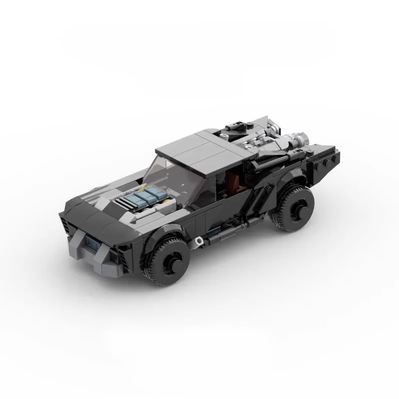 New in MOC Building Block Racing Batmobiles Supercar desktop dcoration Model Super Sports Car Creative Garage Boy Toy Kids gift