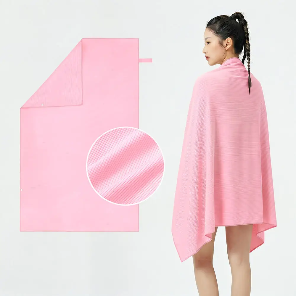 Quick Dry Microfiber Beach Bath Towel For Feifei Wearable Wrap Swimming Pool Shower Spa Sport Compact Soft Accessory