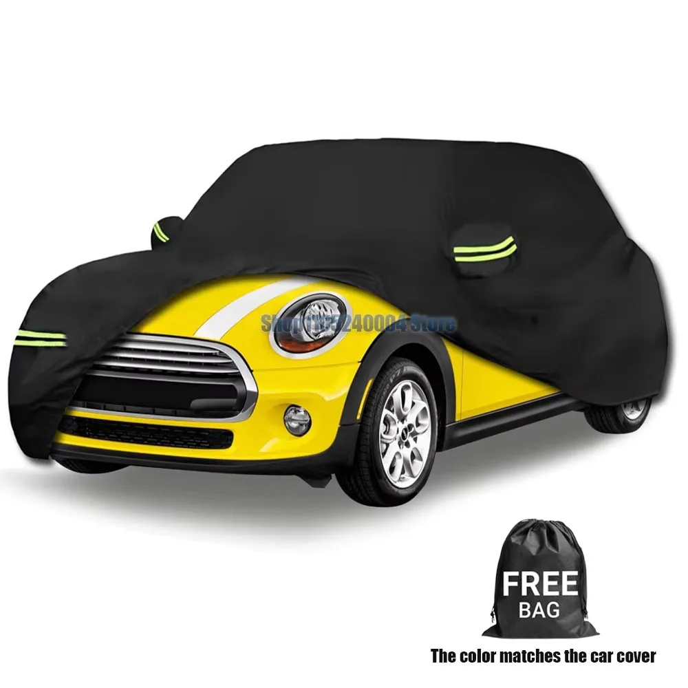 Waterproof Car Covers For Mini Cooper/Cooper S 2-Door 210T 2002-2021 Custom Heavy Duty Waterproof All Weather Protection Outdoor