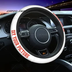 DIY Your Picture Car Steering Wheel Cover Customized Print on Demand Steering Wheel Protective Cover Elastische Car-styling