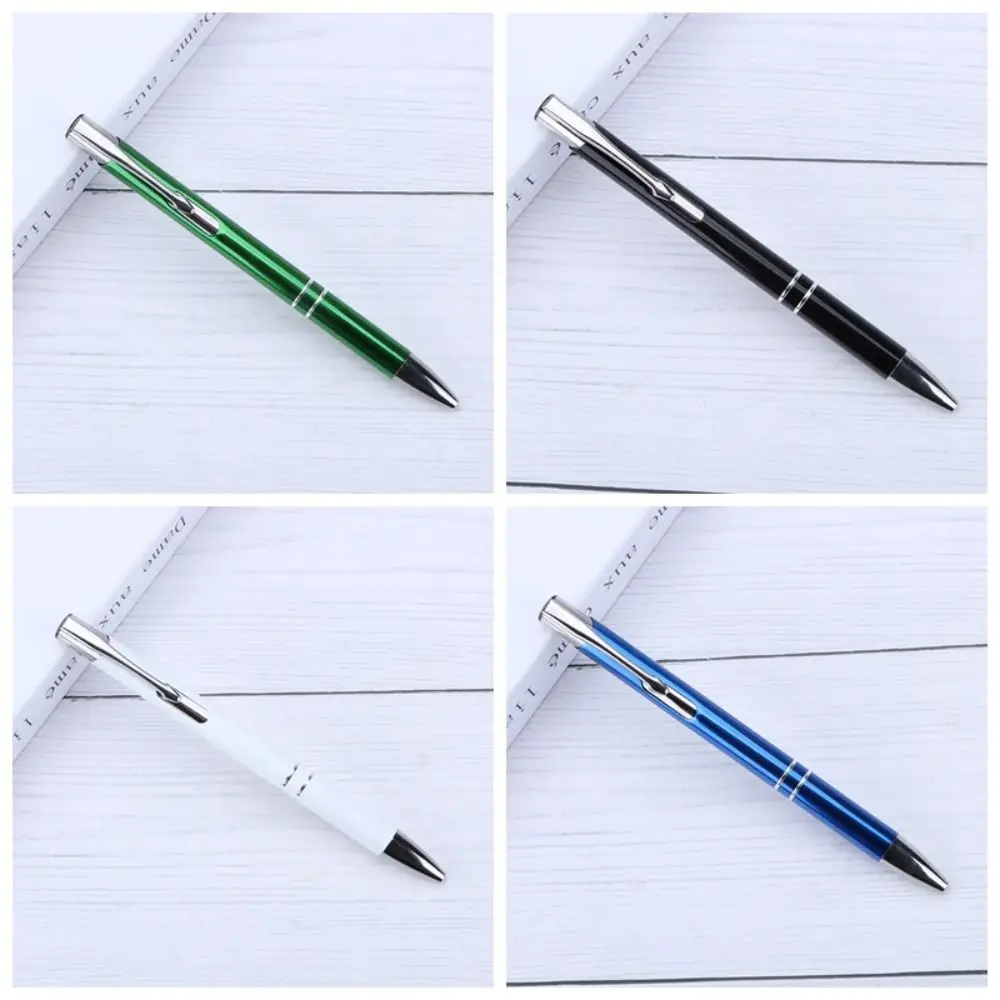 Luxury Metal Ballpoint Pen Multifunction Inktight Creative Small Gifts Waterproof Durable Aluminum Rod Pen Office