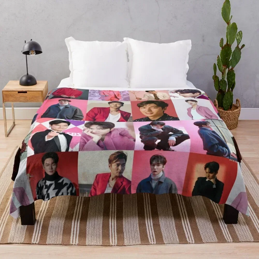 

lee min ho Throw Blanket Cozy Warm Blanket for Bed Room Decor