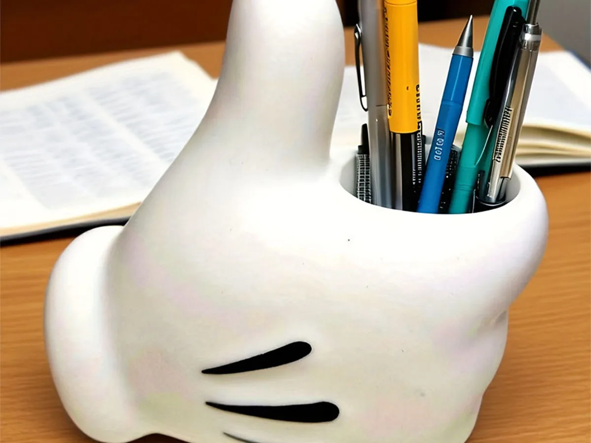 

Creative thumbs up pen holder storage ornament home design style trendy gift cute cartoon