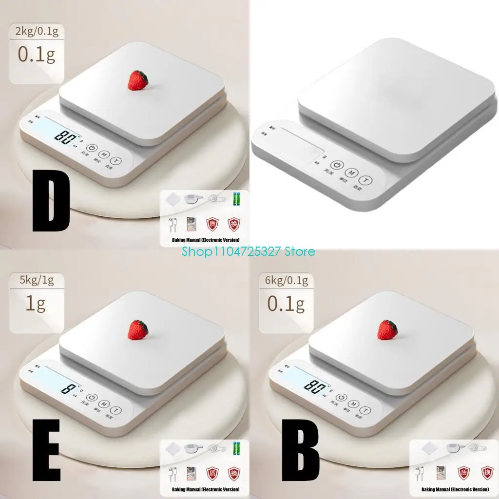 D8KF مقياس قياس رقمي مصغر مقاوم للرش، بناء مثالي لمطبخ السفر