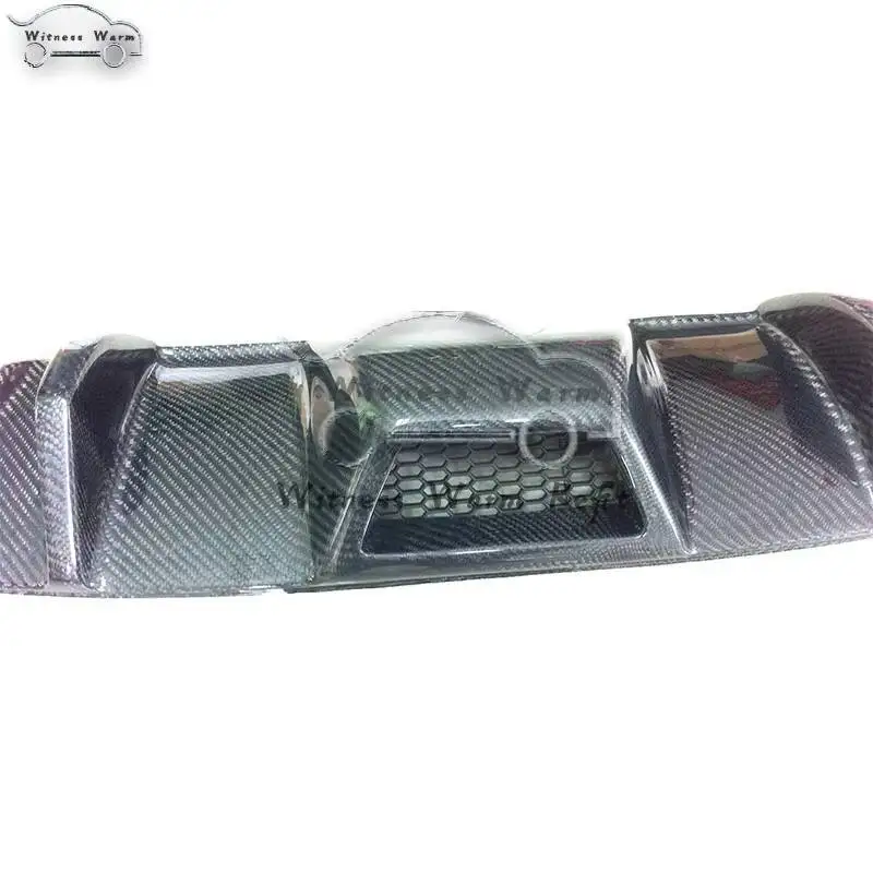 For Mercedes Benz W204 C63 Amg Carbon Fiber Car Rear Bumper Diffuser Lip Spoiler 2007 - 2011 Rear Diffuser Lip Splitter view 4