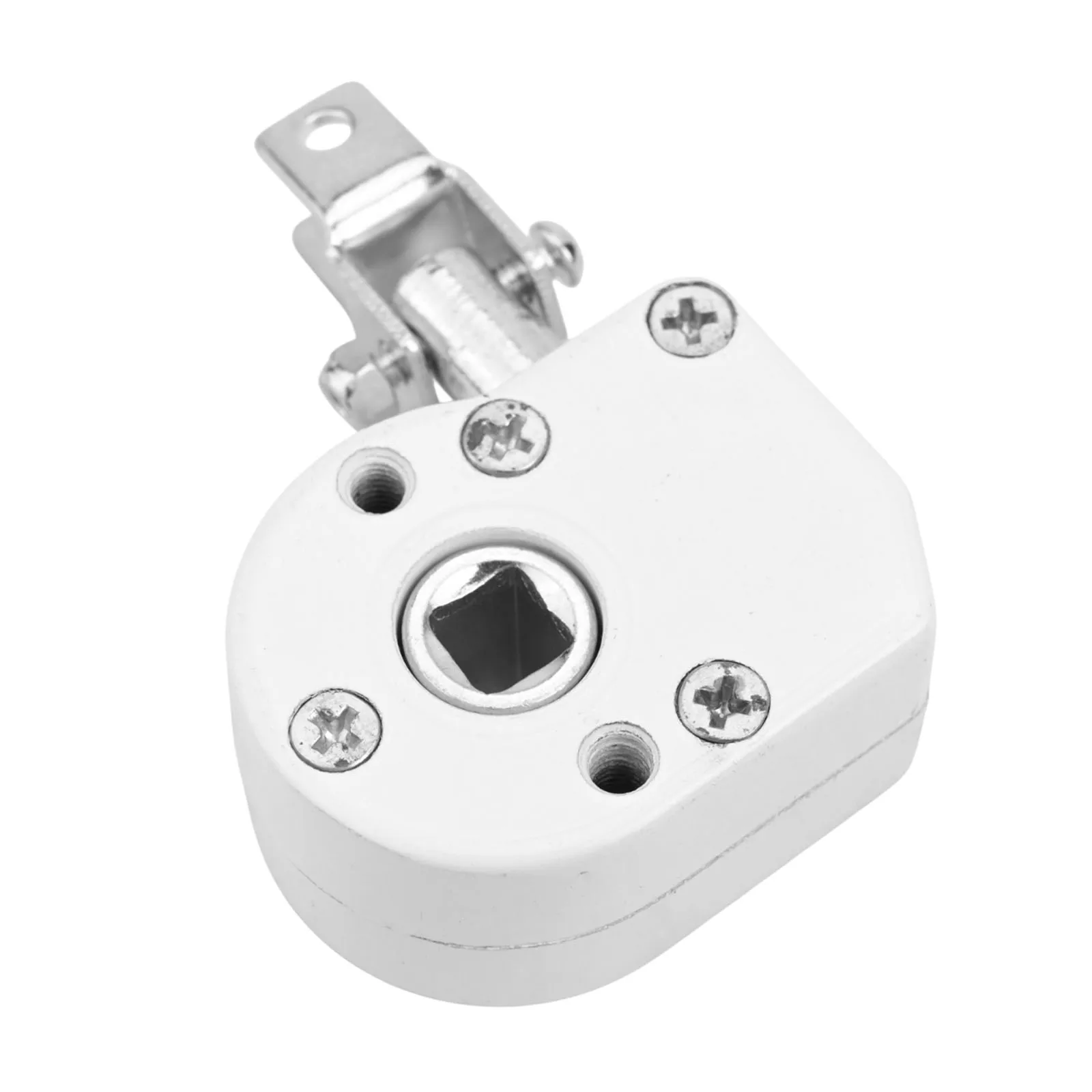 1pc Worm Gear Awning Manual Crank Mechanism Worm Gearbox For Awning Winches White Aluminum Alloy Construction High Load Capacity