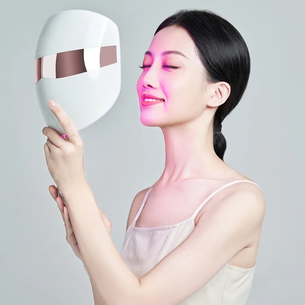 Acnego LED Red Light Therapy A7-IR Face Mask Infrared Light  Collagen Wrinkles Removal