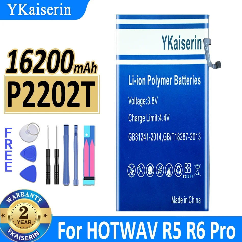 

16200mAh YKaiserin Laptop Battery P2202T For HOTWAV R5 R6 PRO R6Pro Bateria