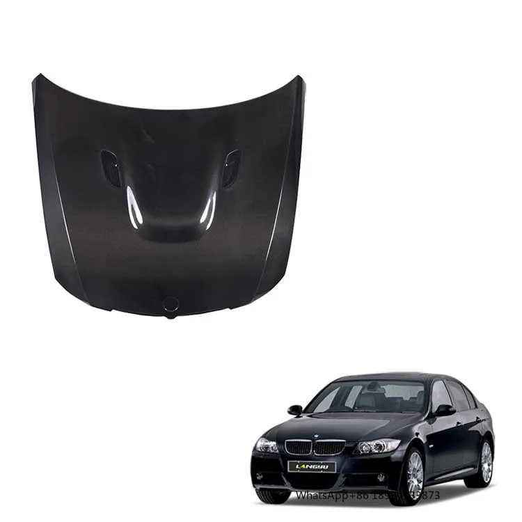 

M3 Style Car Hoods 3 Series E90 2005-2008 Carbon Fiber Front Bonnet Hood for BMW E90 Pre Engine Hood