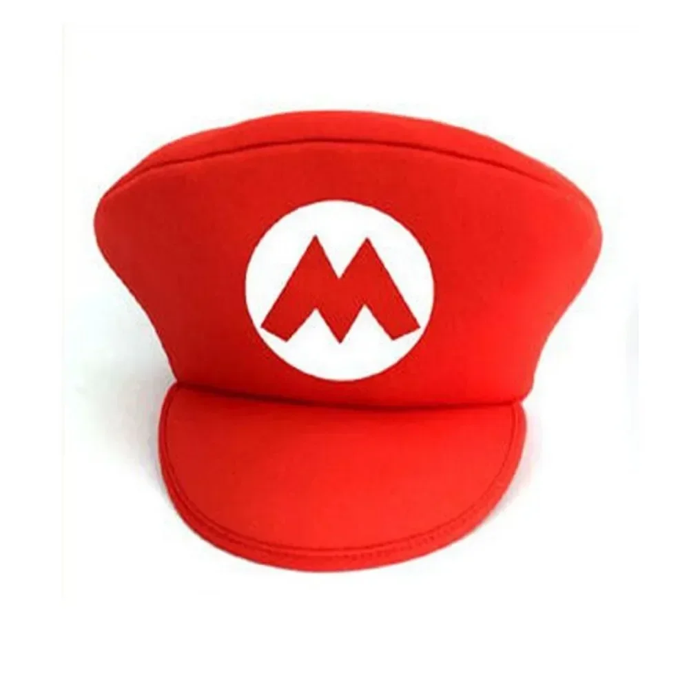 Super Mario Bros Hoed voor Kinderen Volwassen Cosplay Props Halloween Verjaardagscadeau Mario Luigi Kinderen Baseball Cap Schaduw Zonnekap