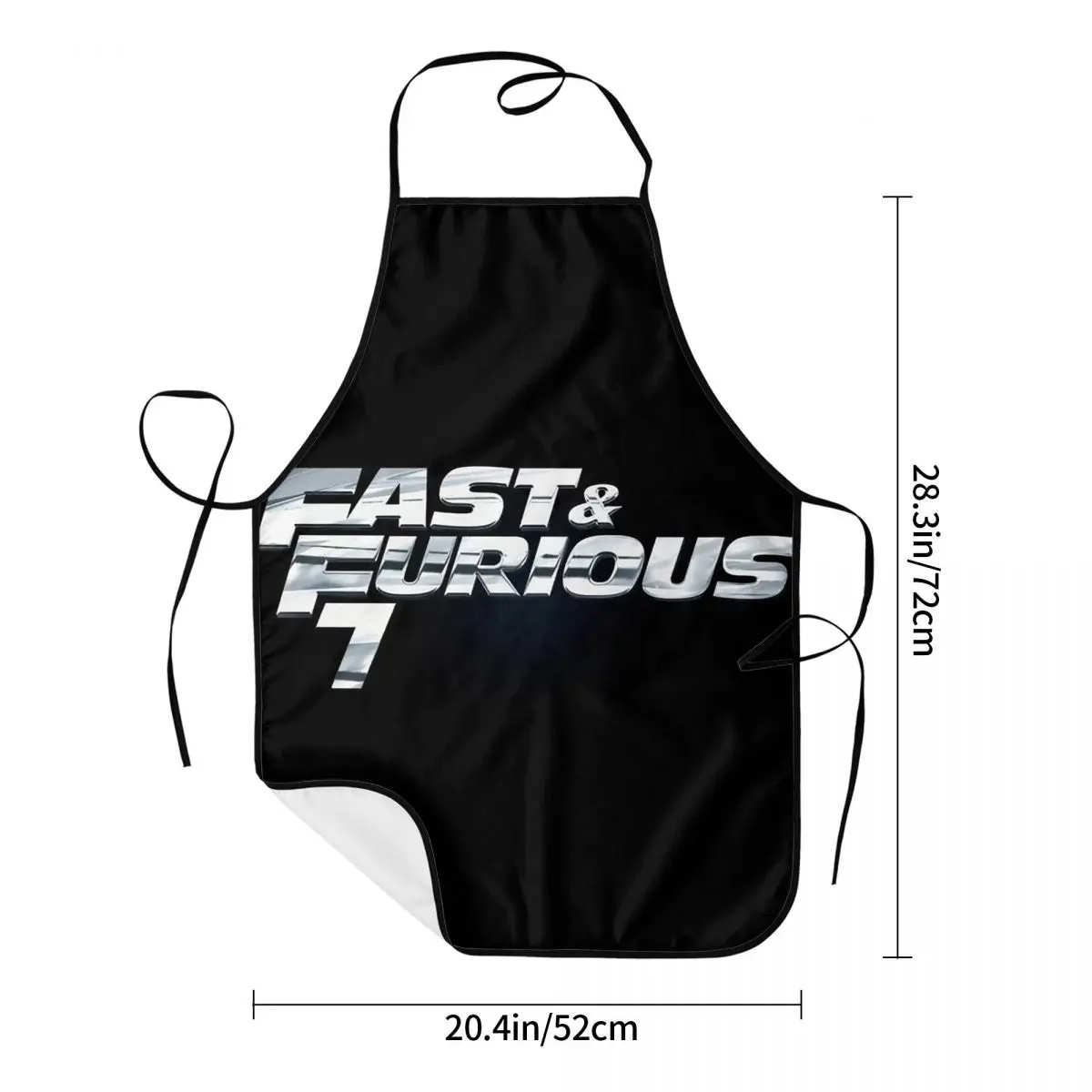 Fast And Furious Apron Chef Cooking Tablier Waterproof Bib Kitchen Cleaning Pinafore for Women Men Gardening
