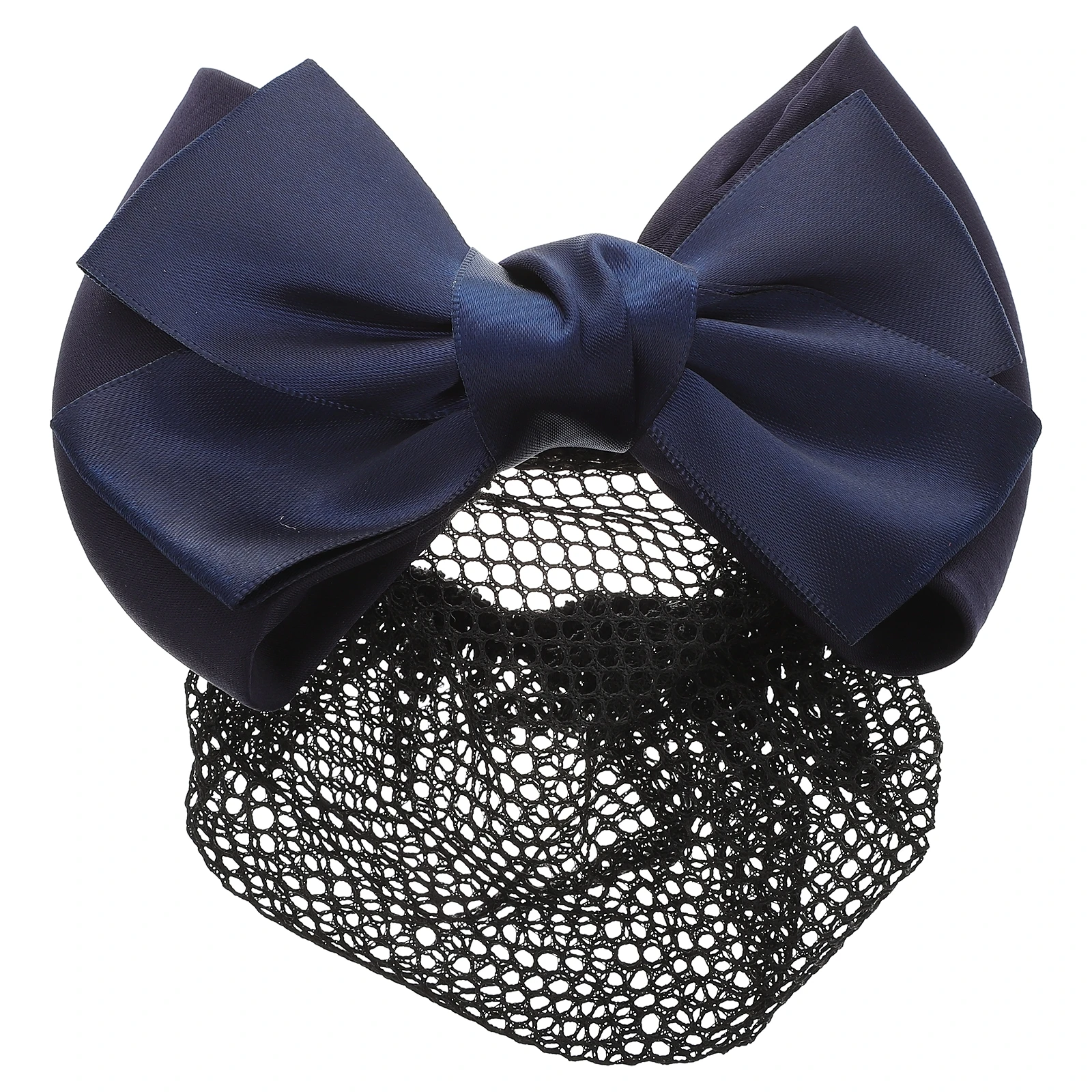 

Bowknot Hair Snood Elastic Mesh Clips Women Hairnets for Buns Ballet Bun Pearl Studded Headdress Long Lasting Hot Weather Office