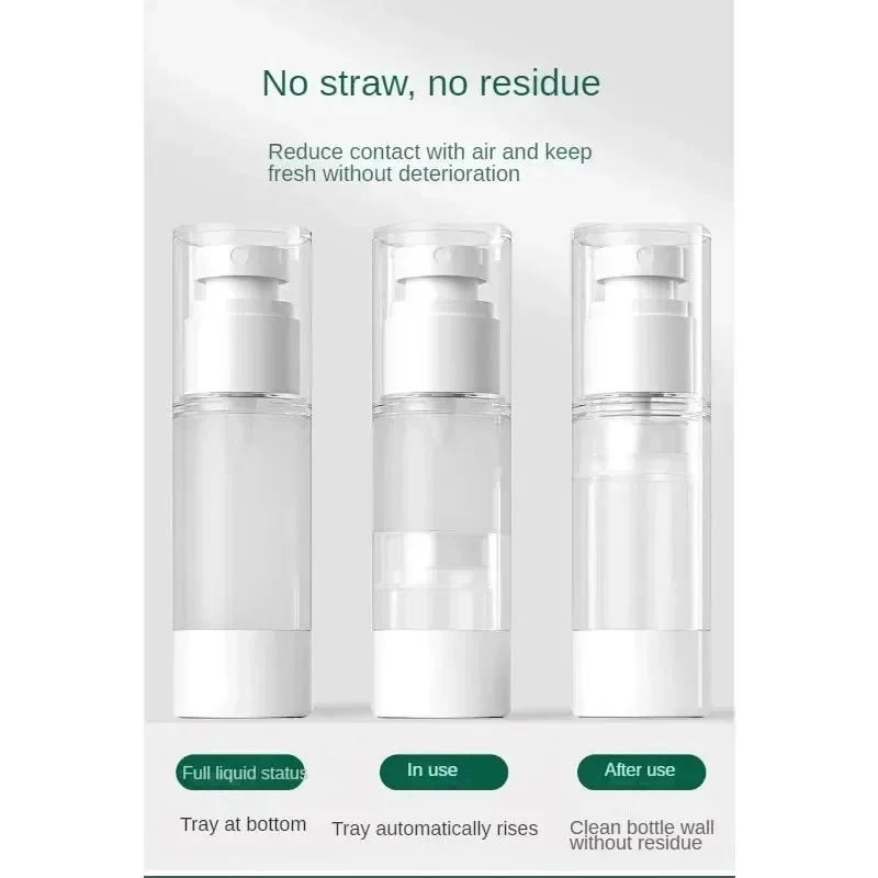 Professional Airless Pump Bottles Set – Leak Proof Vacuum Dispenser Jars for Face Cream, Moisturizer & Lotion