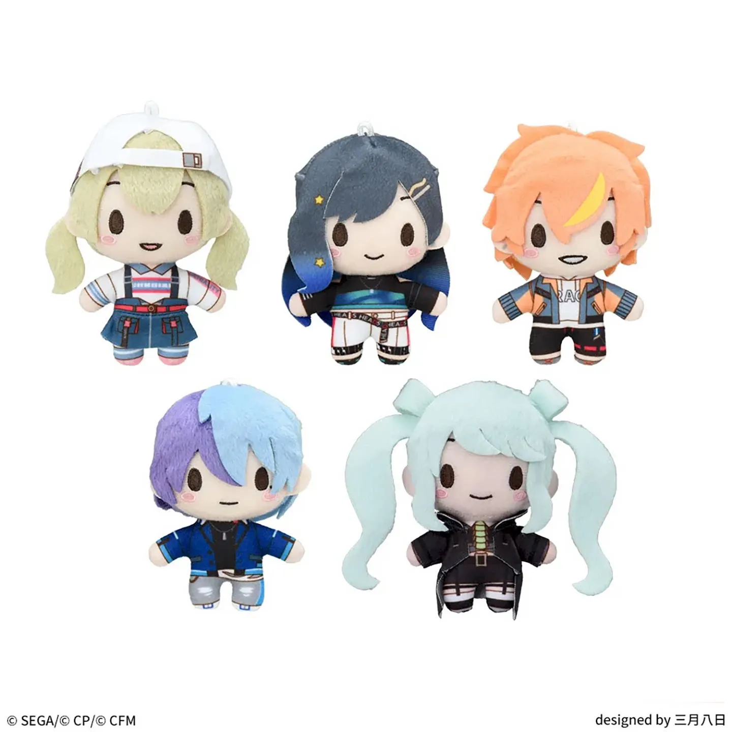 Sega Project Sekai Plush Pendant Cute Anime Character Stuffed Doll Collectible Soft Plushie For Game Fans