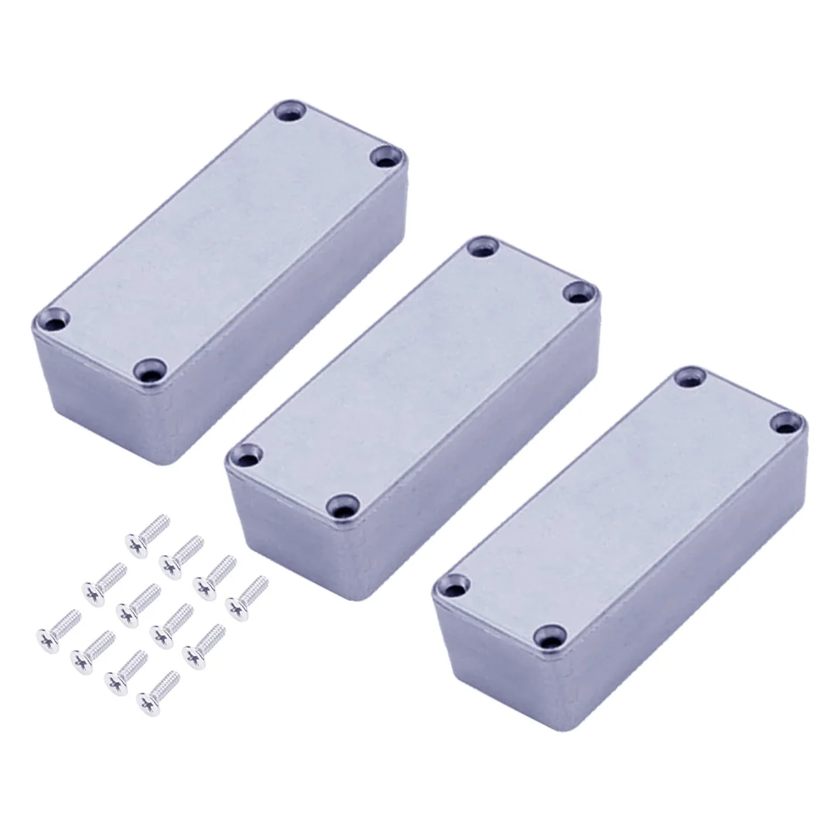 Caja de Pedal de efectos de guitarra de aluminio 1590A, caja de pedales fundida sin terminar de 92x38x31mm para efectos de guitarra