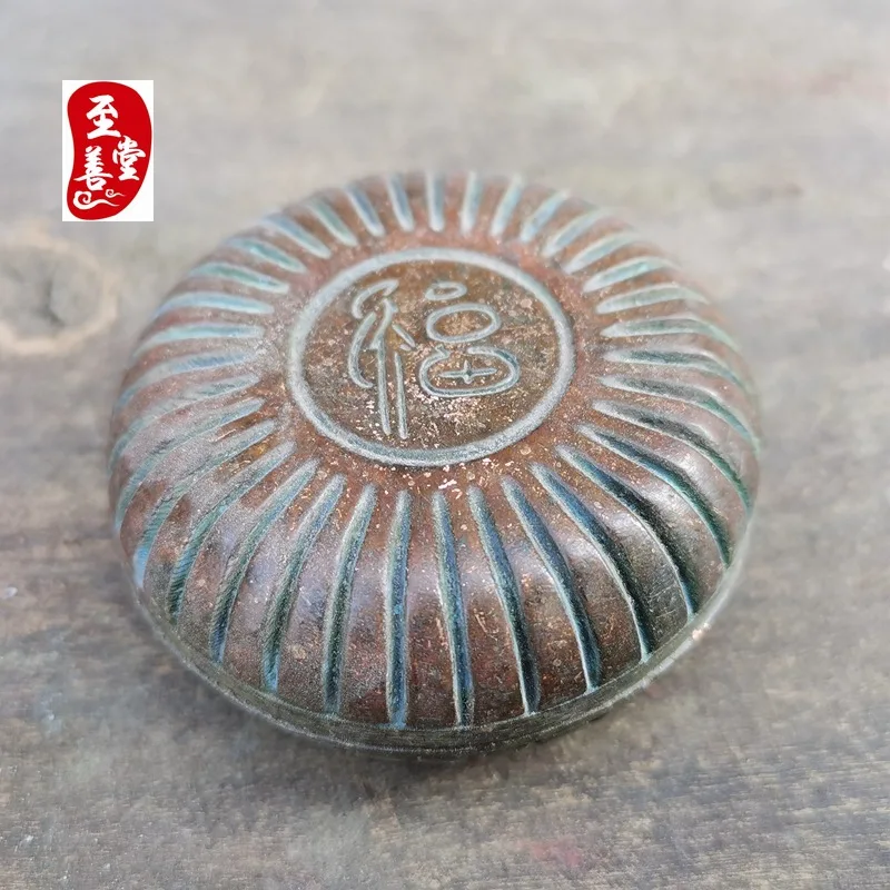 Antique Patina Alloy Copper Living Room Decorative Ornament, 