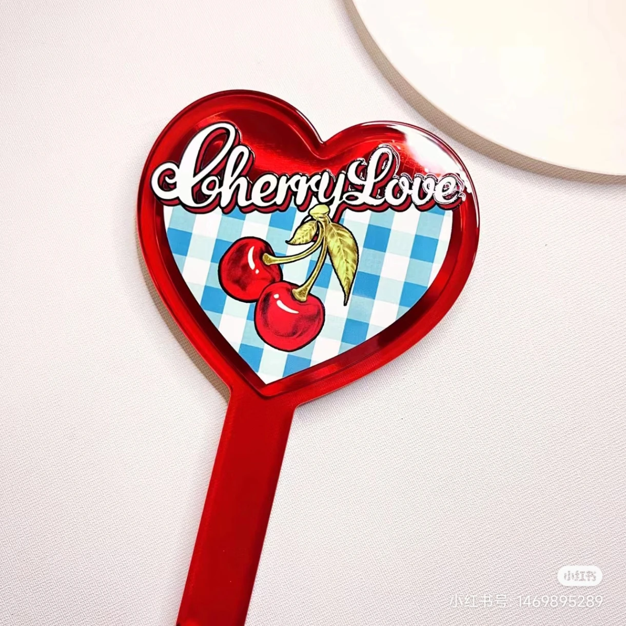 フラワーノーズ クリスタルサーカス ハンドブック チェリー ハンドヘルドミラー ディフューザーストーン コスメティックケース ギフトボックス