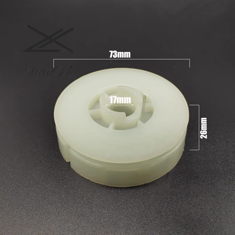 Imagem -04 - Recoil Starter Polia para Motosserra Chinesa Peças de Reposição Corda Plástica Rotor Chinês 4500 5200 5800 Par