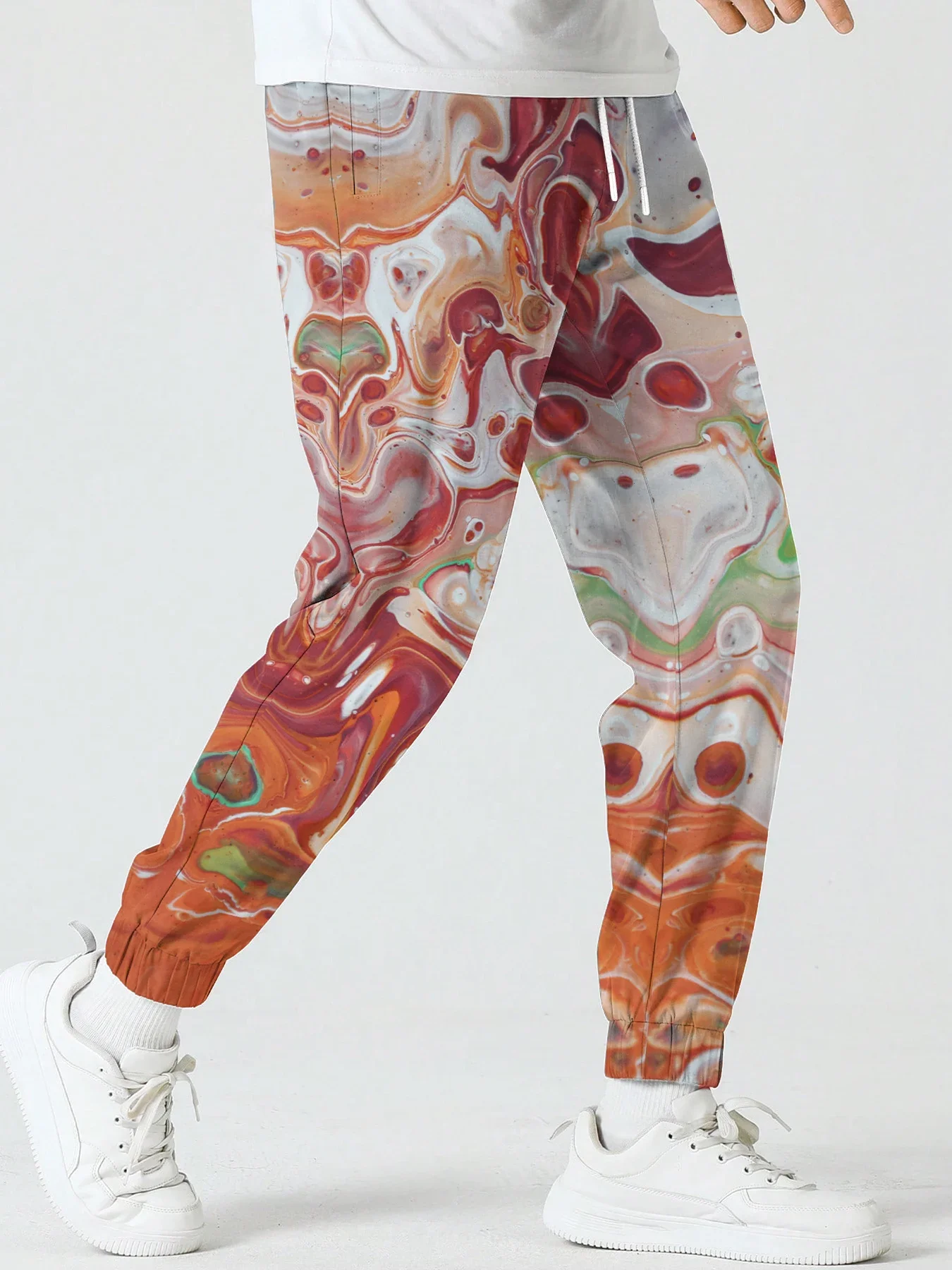 Marmor Muster Gedruckt Hosen Männer Frauen Casual Hosen Herbst Outdoor Sweatpant Mode Männlichen Streetwear Jogging Hosen