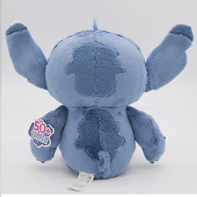 30CM Lilo e Stitch Disney Giocattoli di peluche elettrici Anime Farcito di Natale Kawaii Stich Doll Peluche Bambini Compleanno Giocattoli carini Regali