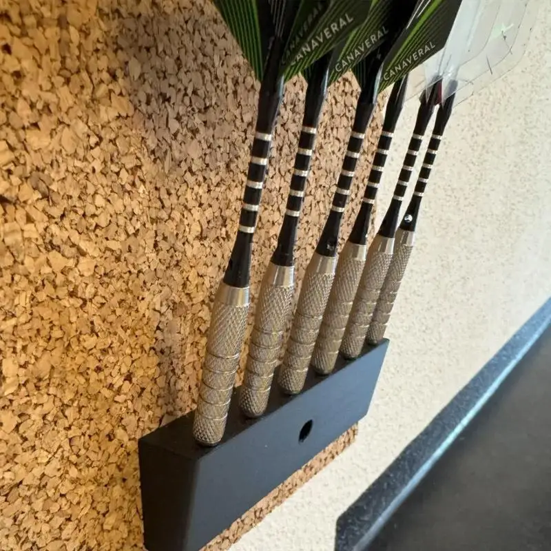 

Настенный держатель для дротиков (1 шт.), забавная пластиковая подставка для 6 дротиков, креативный держатель для дротиков, украшение для дома