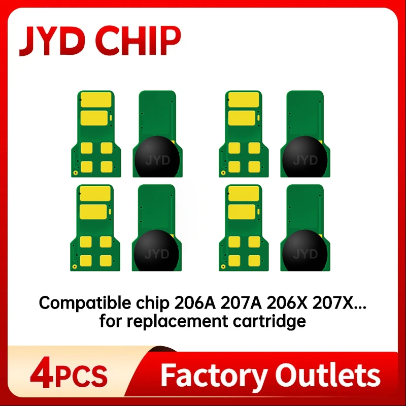 New Compatible W2210A W2210X W2110A W2110X 207X 206X Cartridge Chip for HP M255dw M283fdw M283cdw M282 M283 Toner Chip 207A 206A