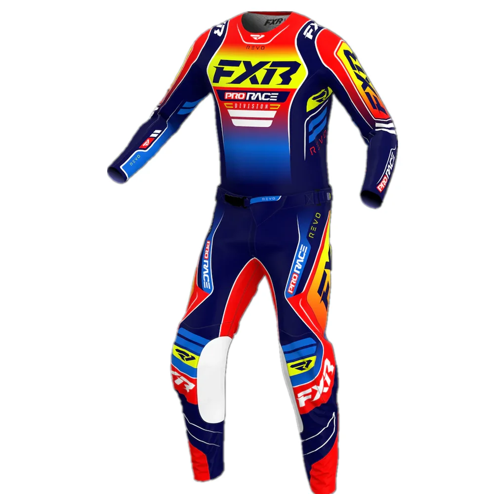 2026 REVO Moto Gear Set MX Enduro Suit Off Road Motocross Jersey And Pant Dirt Bike Kit Motorcycle Combos