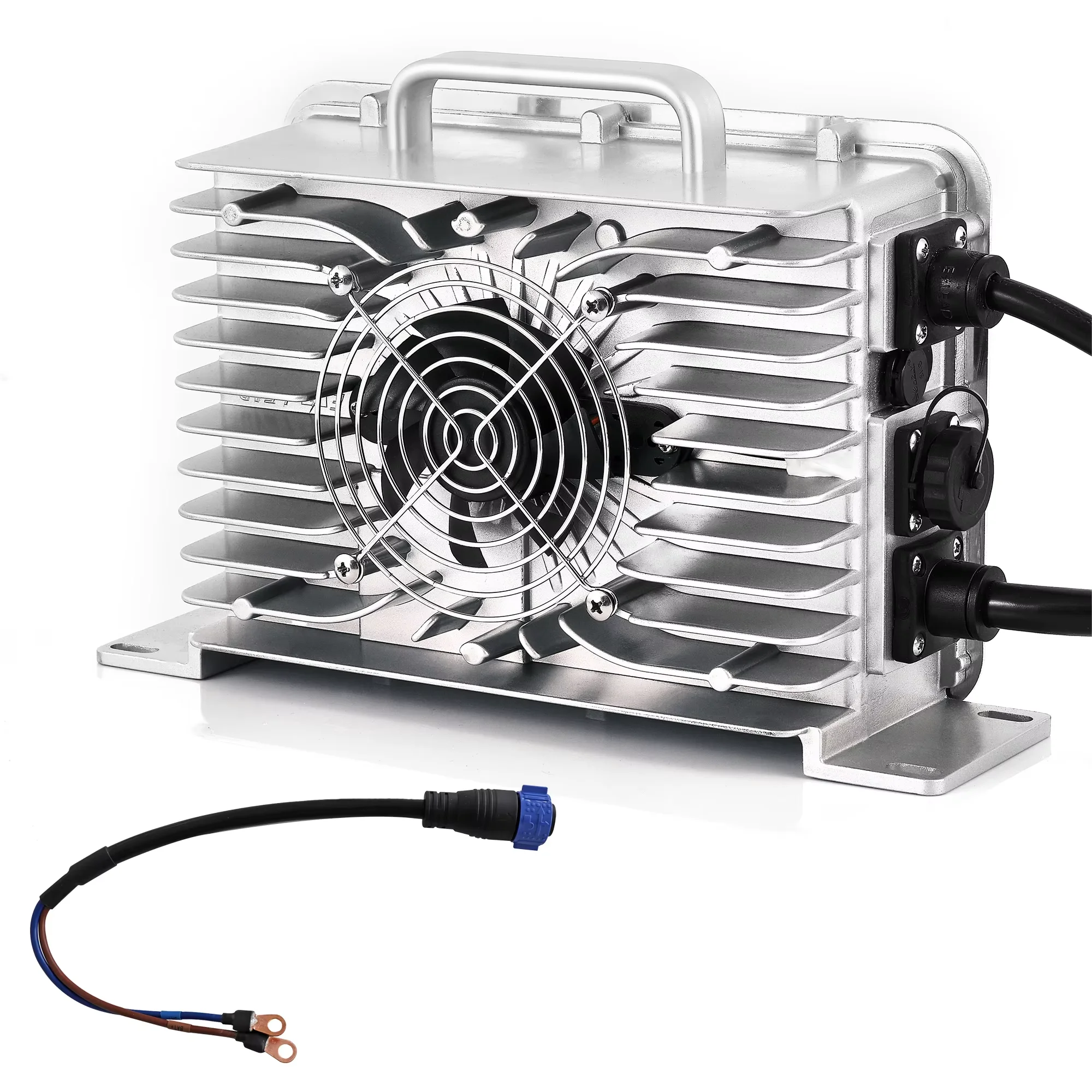 

58.4V 30A Golf Cart Charger Compatible with EZGO Club Car Yamaha,Waterproof Charger For Lithium Charger,1700W Fast Charge