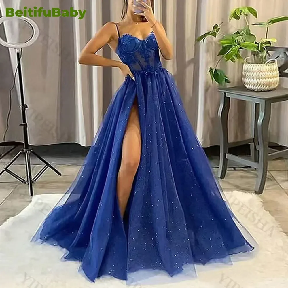 Party Evening Dress for Women Wedding Sexy Sling Lace Sexy Wrap Breast Off The Shoulder Prom Dresses Woman Vestidos De Fiesta