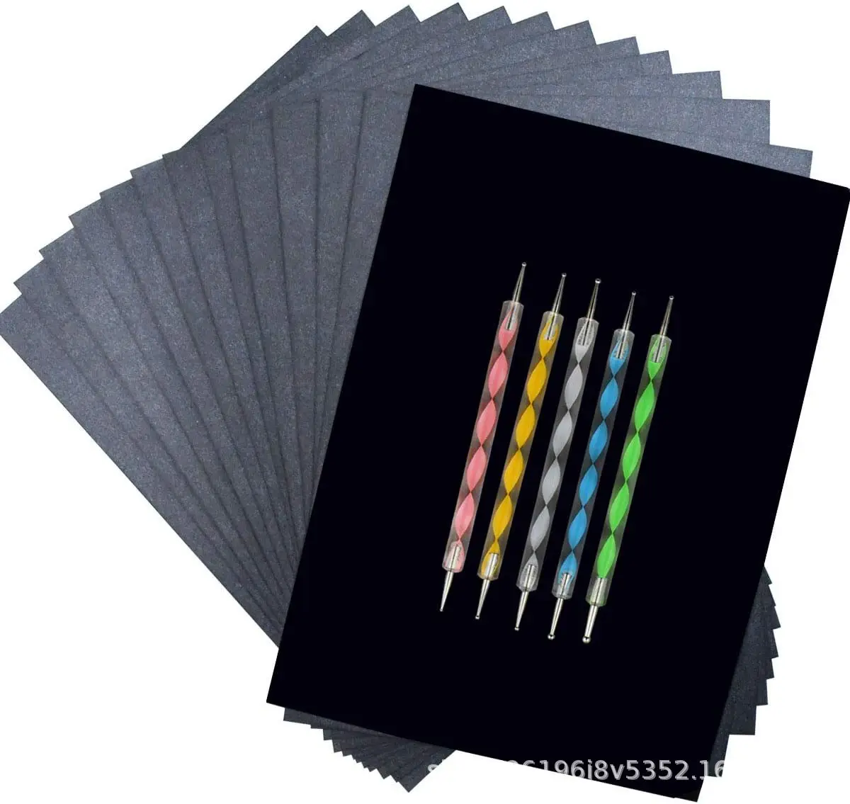 100 Blatt pro Packung Einseitiges A4-Kohlepapier mit Graphit, für Hochauflösendes Zeichnen und Nachzeichnen – Detail 6