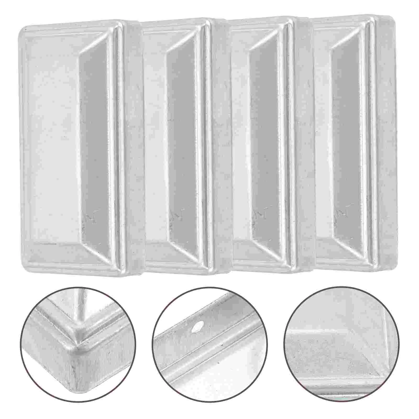 

4Pcs Fence Post Caps Fence Sealing Cover Rectangle Post Caps Fence Protector column wraps for porch fence post toppers