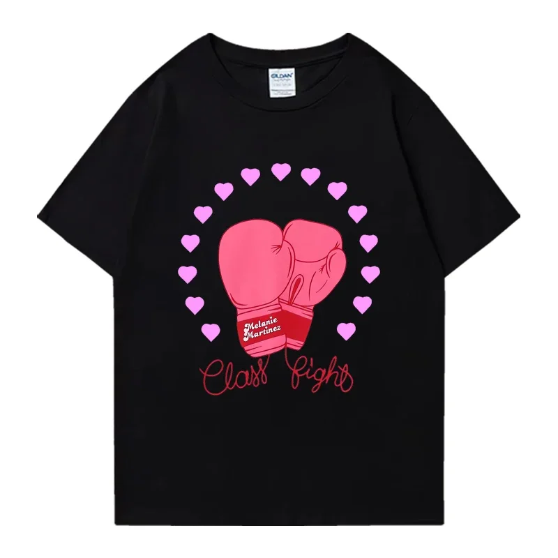

Singer Melanie Martinez Class Fight T-Shirts Men Women Y2k Funny Oversized short sleeve T shirt Unisex 100% Cotton streetwear