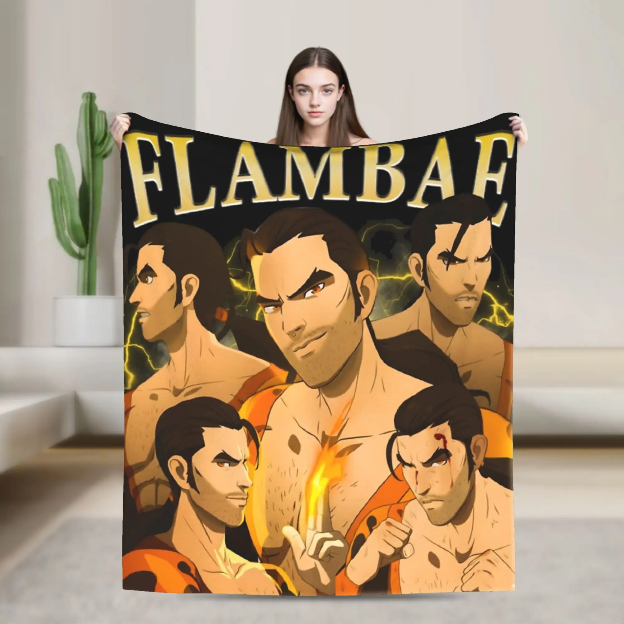 

Vintage Flambae Dispatch game Blankets Fleece Cozy Super Soft Throw Blanket for Home Bedspread