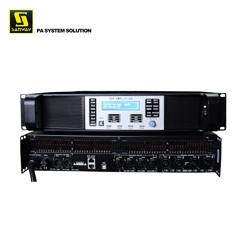 

Products subject to negotiationDSP-6KQ Sanway Audio 4 Channels Digital DSP Power Amplifier