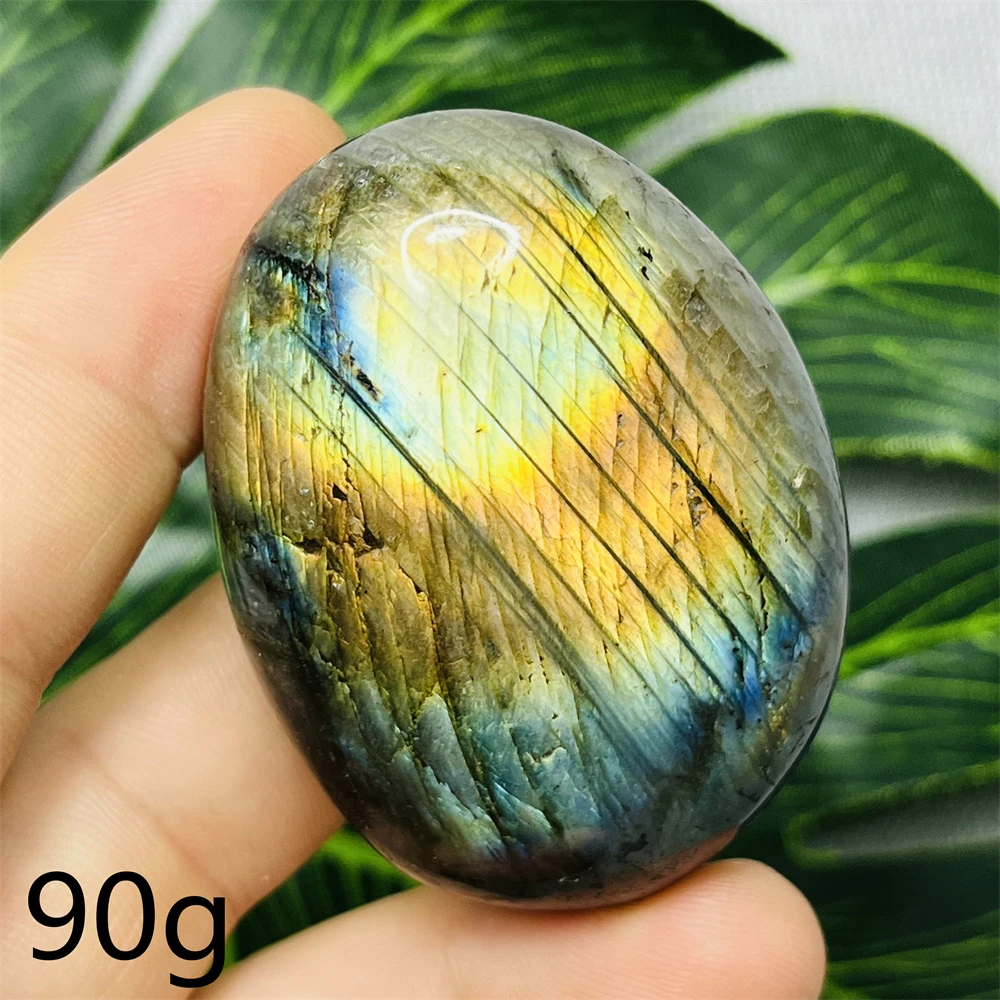 Natural Gemstone Labradorite Palmstone Sparkle Stone Home Room Decoration Festival Gifts Witchcraft Prayer Spiritual Healing