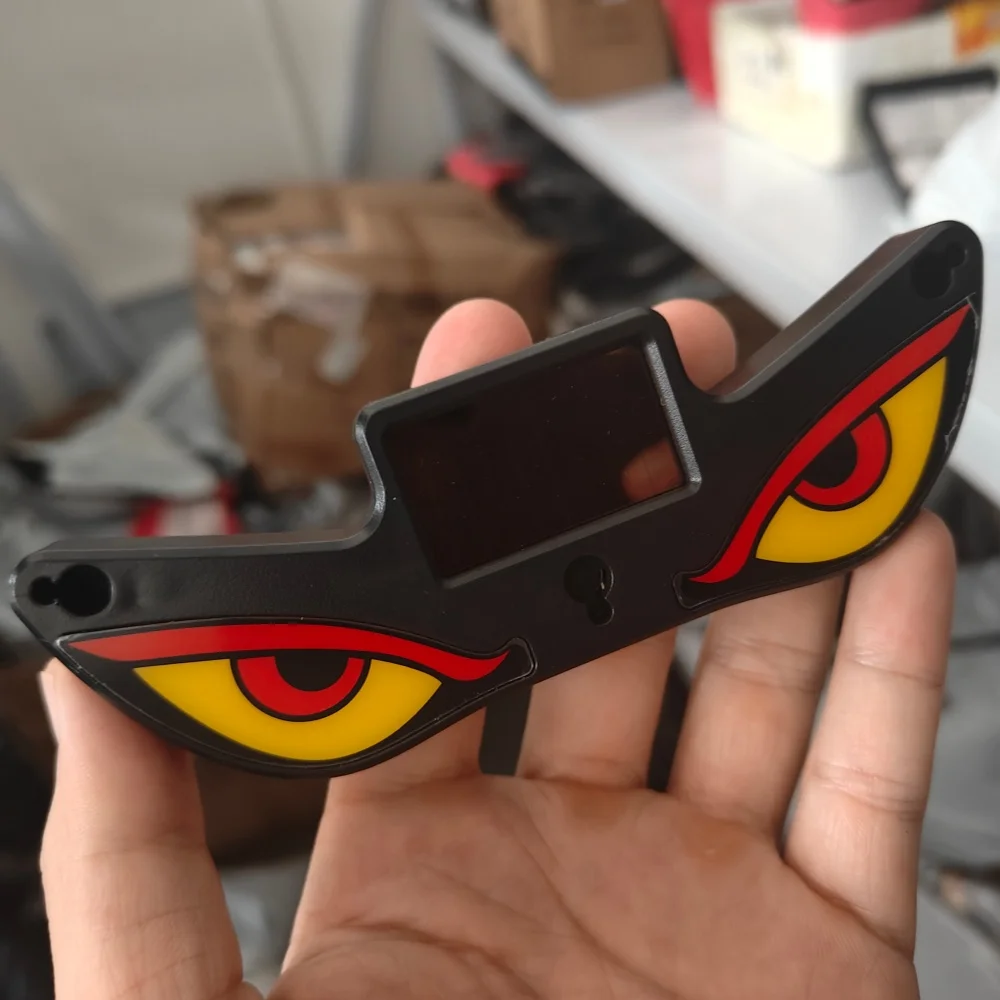 Car Interior Solar Powered LED Multifunctional Cartoon Light Suction Cup Installation,Multiple Styles Of Cartoon Face LED Lights