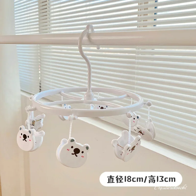 

Korea Bear Rabbit Wooden Clothes Hanger Children's Clothing Store Wall Hanging Coat Rack Girl Room Nursery Decor Photo Props