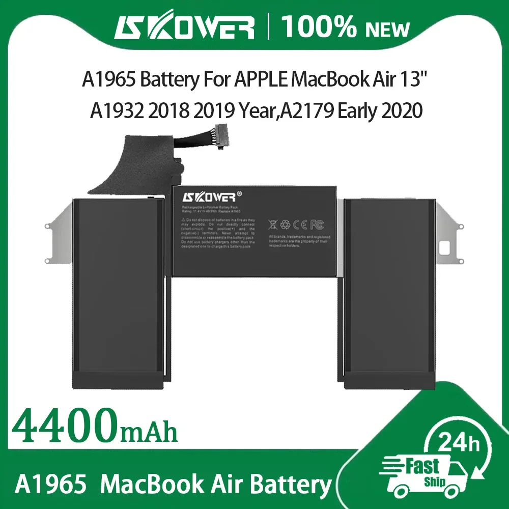 

SKOWER A1965 Battery for APPLE MacBook Air 13 inch A1932 2018 2019 A2179 Early 2020