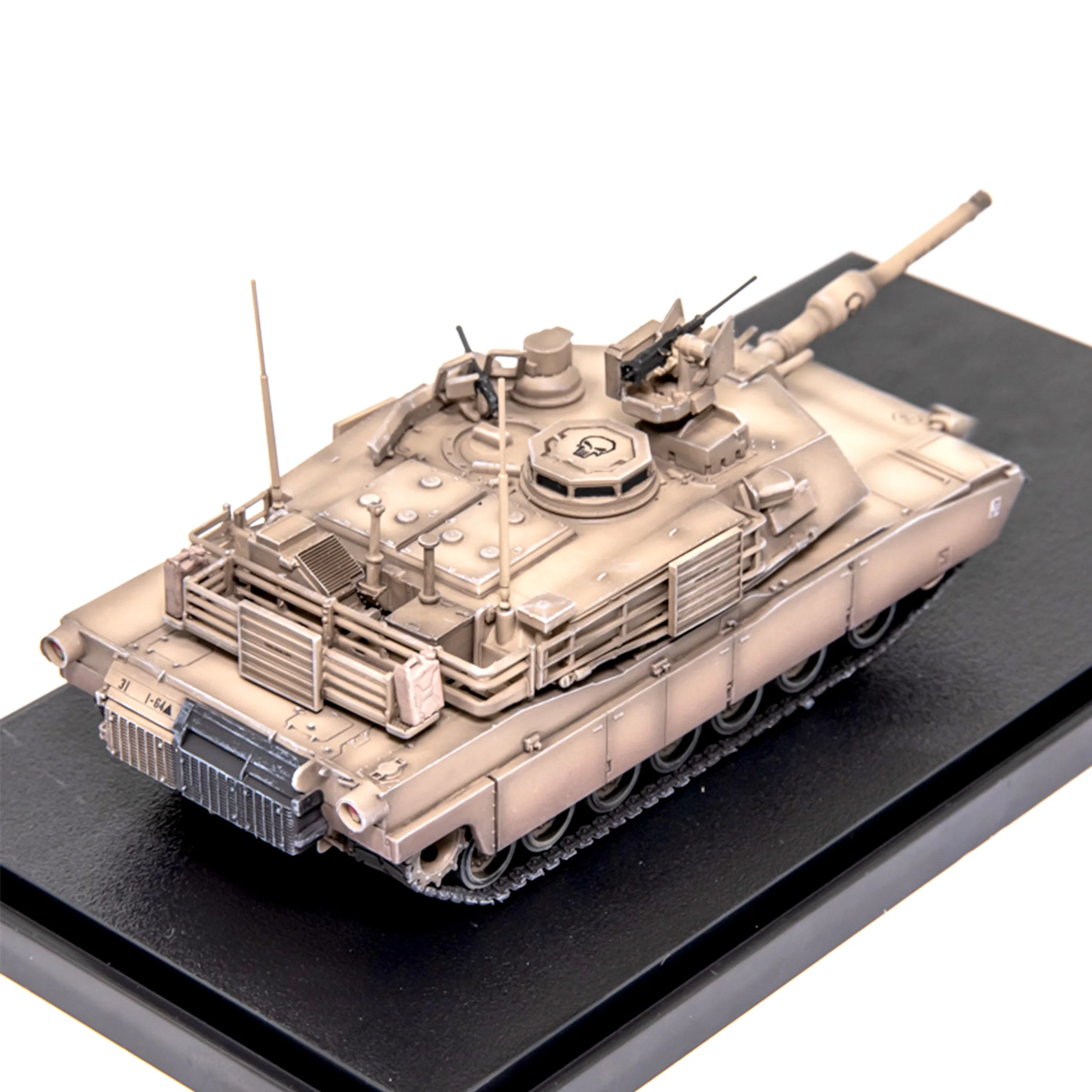 1: 72 AS American M1A2SEPv2 main battle tank model (metal antenna) static finished product model