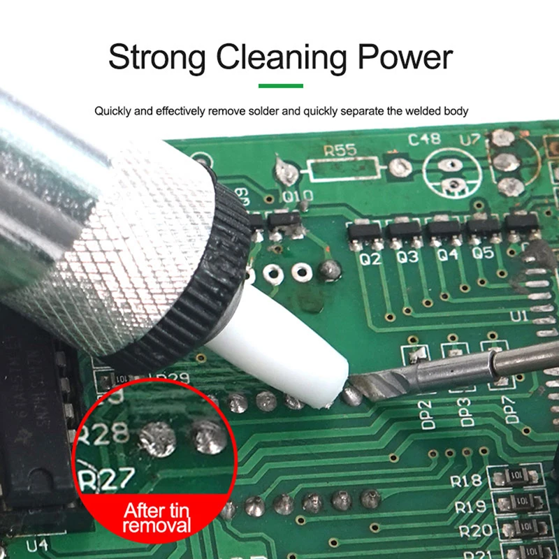 RELIFE RL-084 Manual Tin Remover High Temperature Resistance And Strong Suction Efficient Desoldering Quick Cleaning Of Residues