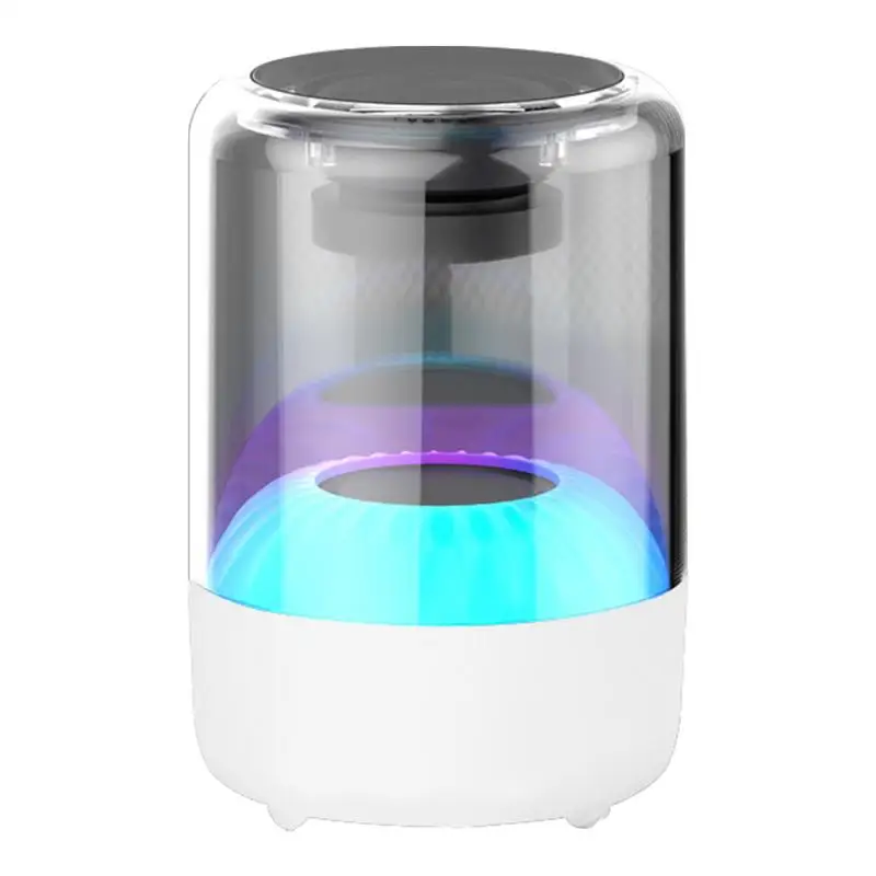 

Portable Smart Speaker Color Changing Portable Wireless Speaker Night Light Bedside Lamp Speaker RGB Portable Stereo Audio For