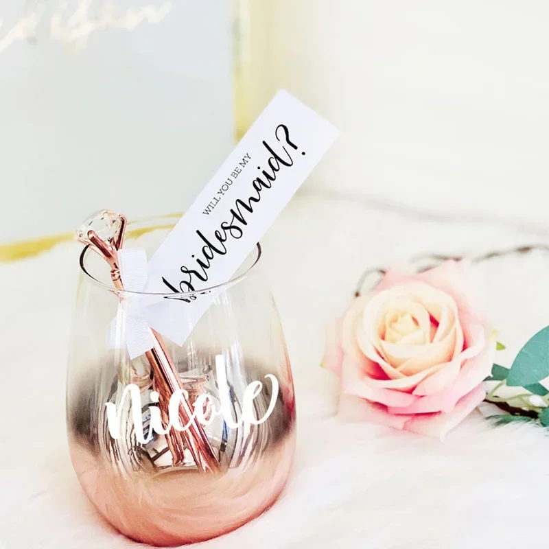 Will you be my Bridesmaid Proposal Bride Wedding bachelorette hen party bridal shower Christmas Back to school birthday Gift