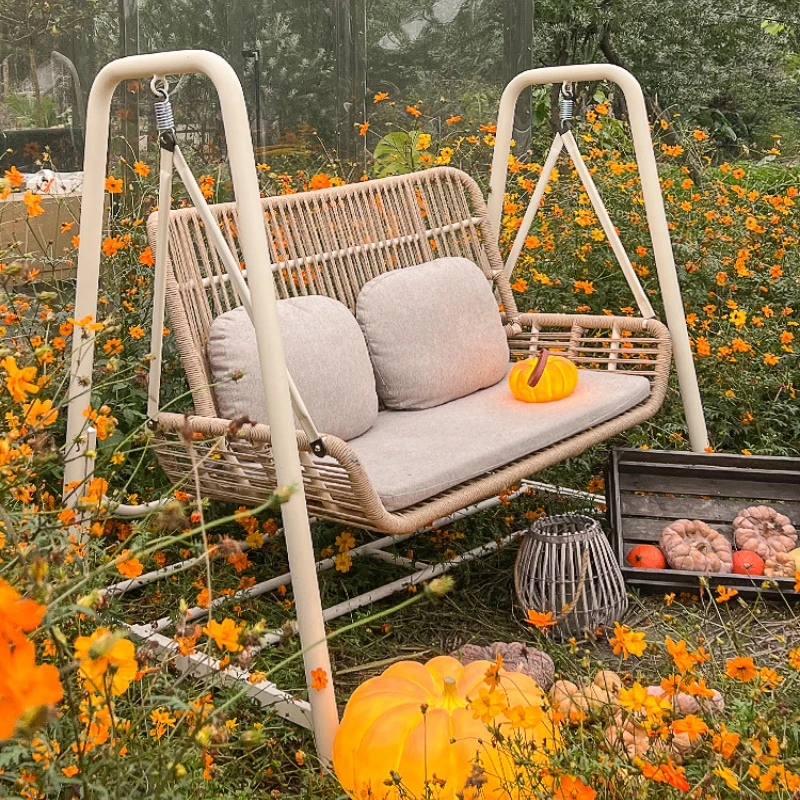 Swing, outdoor courtyard, swing, leisure outdoor rocking chair