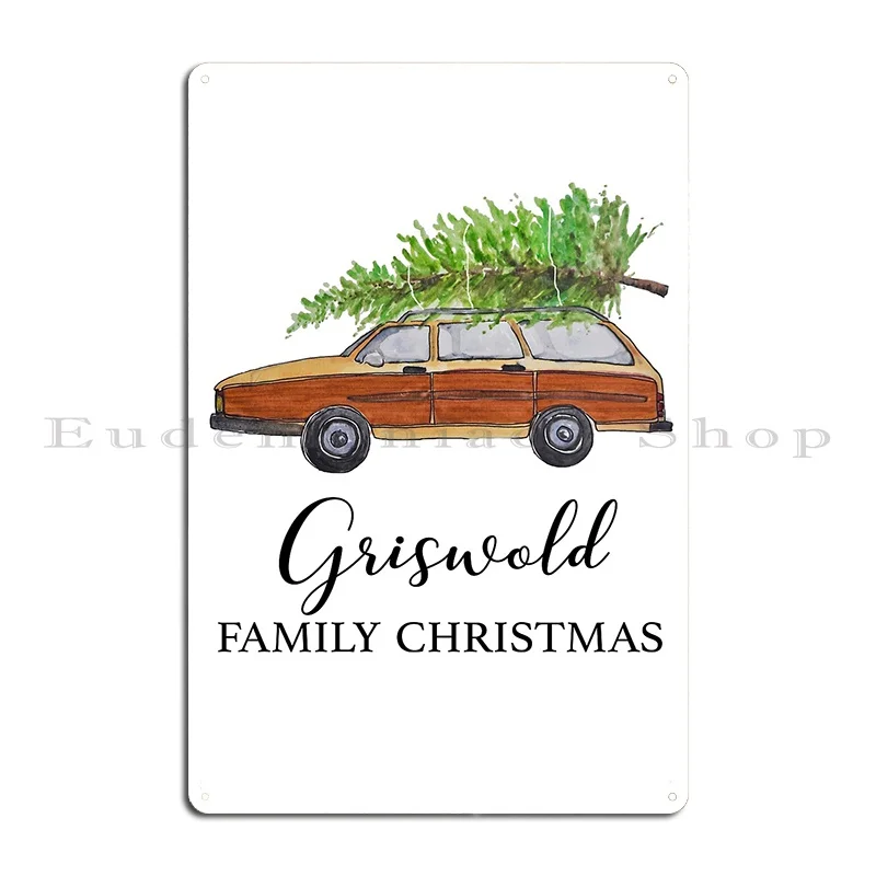 Christmas Vacation Griswold Family Christmas Metal Plaque Poster Printing Wall Cave Create Cinema Pub Tin Sign Poster