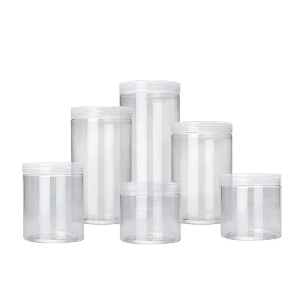 12pcs-50-100-150-200-250ml-lata-selada-transparente-garrafa-de-embalagem-vazia-de-plastico-balde-de-armazenamento-circular-jarra-de-biscoitos-recipiente-de-qualidade-alimentar