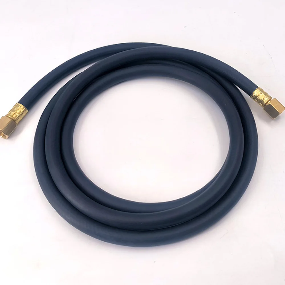 Argon Arc Welding Hose 2Meters Black Rubber Pipe G14 Fitting Heavy Duty Flexible Gas Supply Tube For Welding Torch Setup